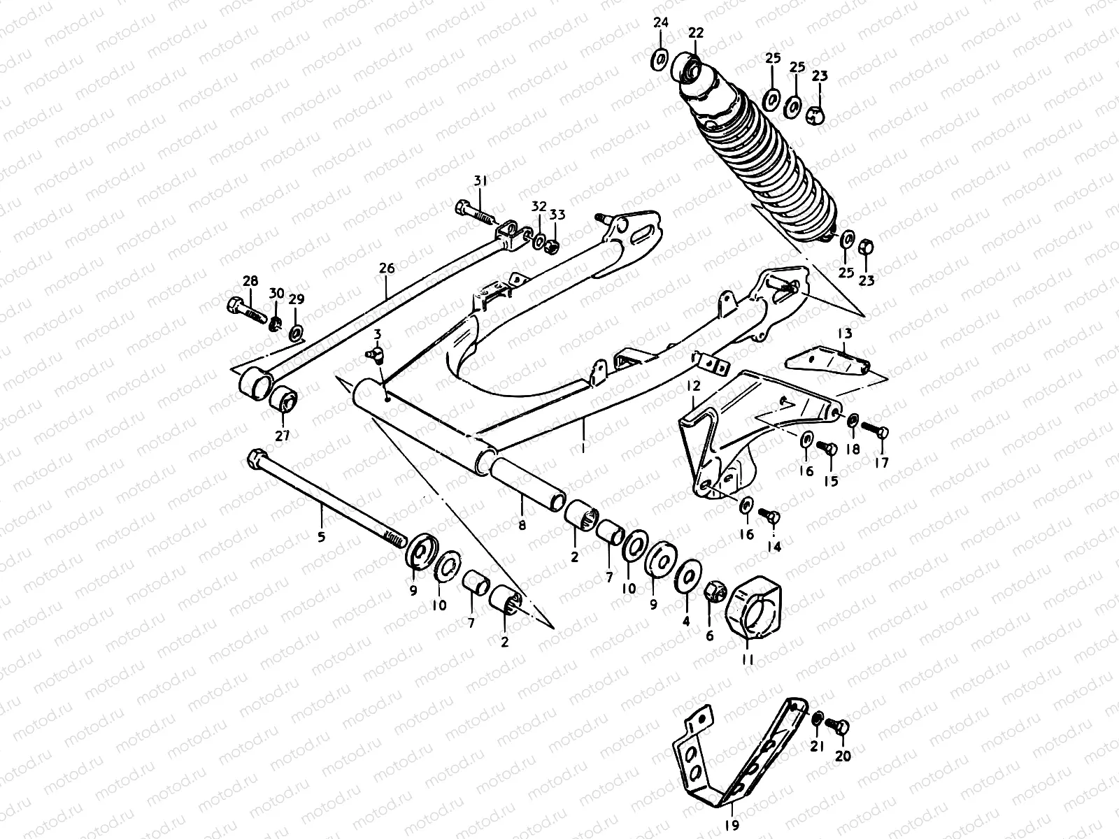 36 - REAR SWINGING ARM