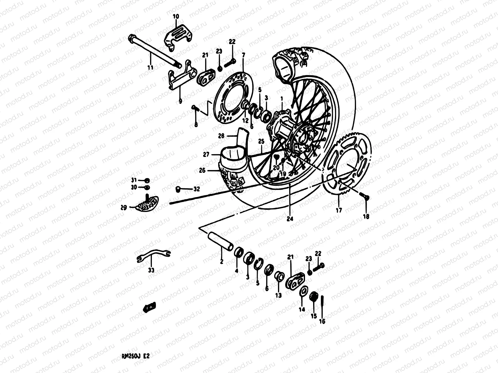 36 - REAR WHEEL