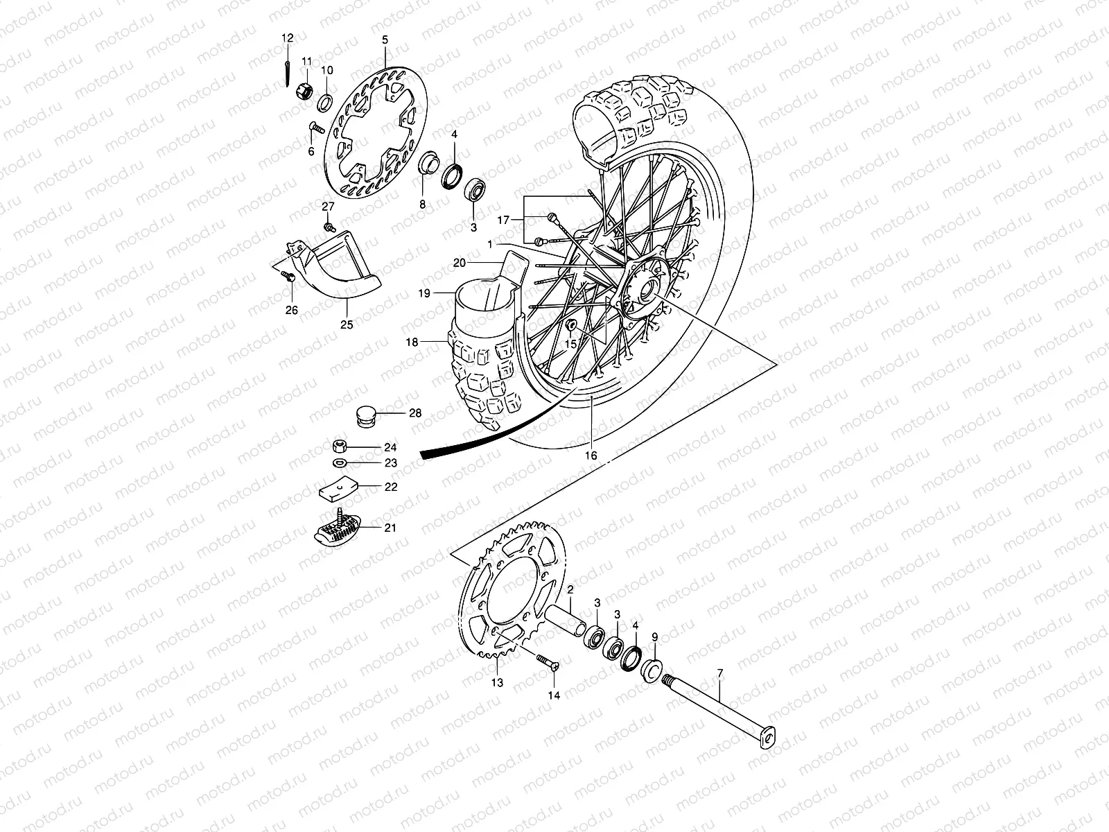 36 - REAR WHEEL