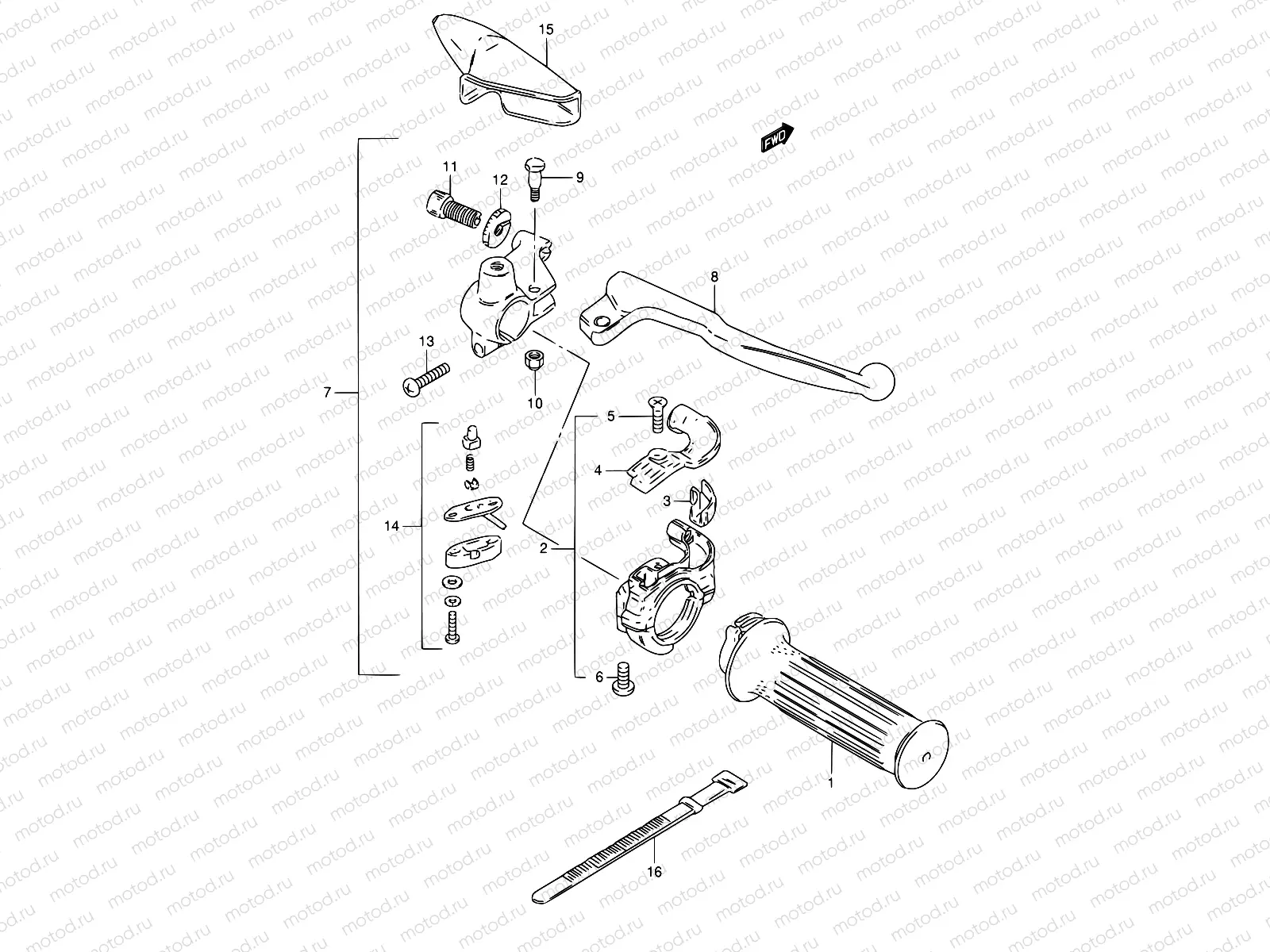 36 - RIGHT HANDLE SWITCH