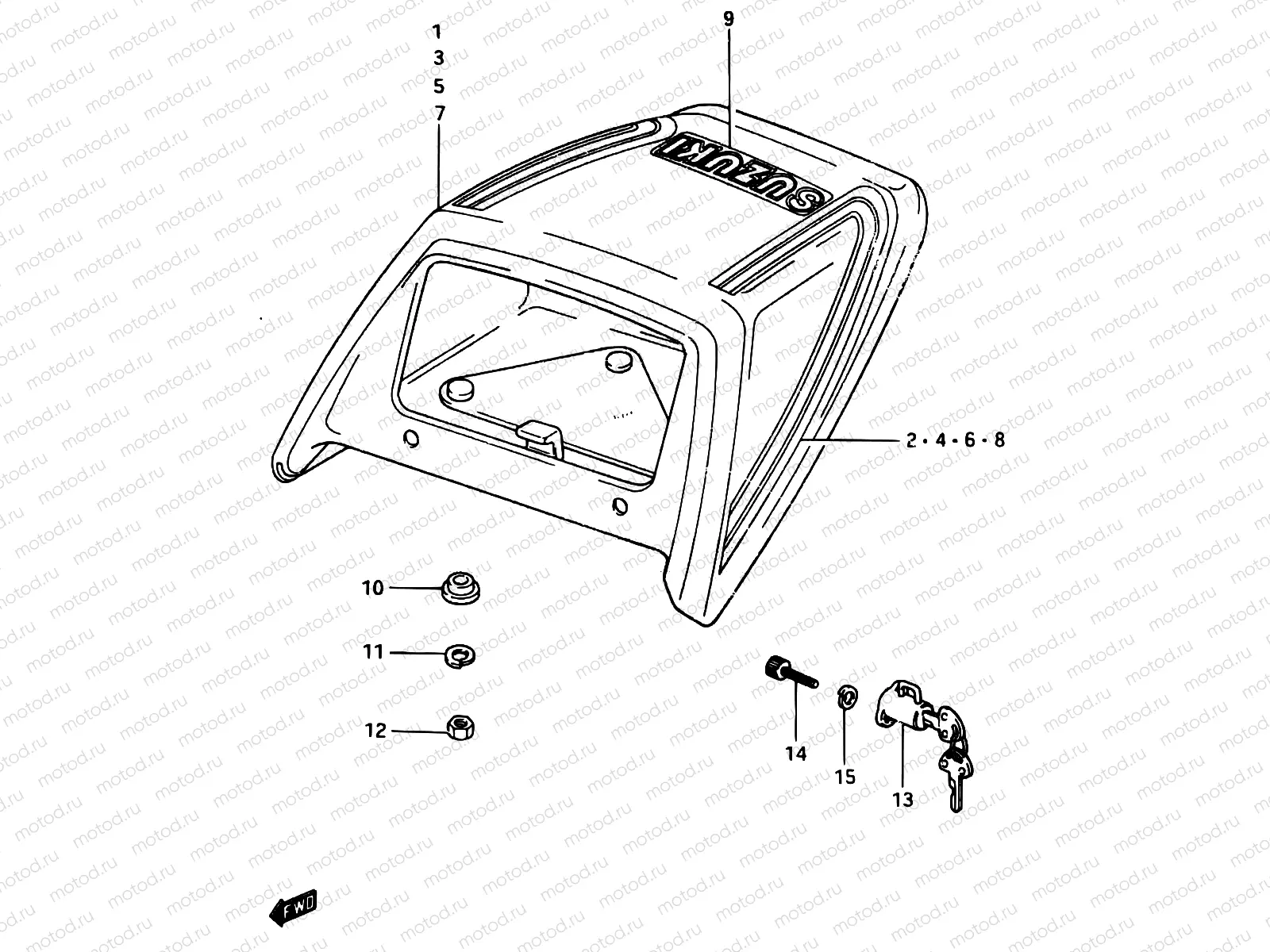 36 - SEAT TAIL COVER