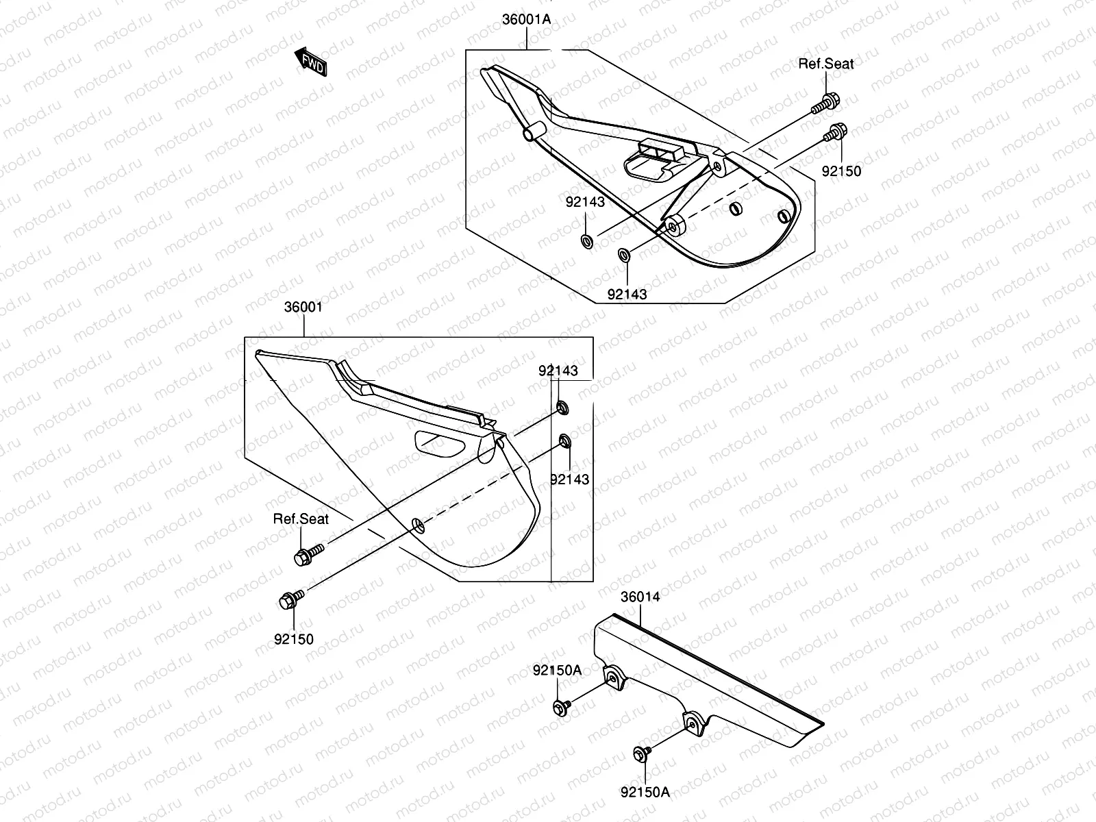 36 - SIDE COVER/CHAIN COVER
