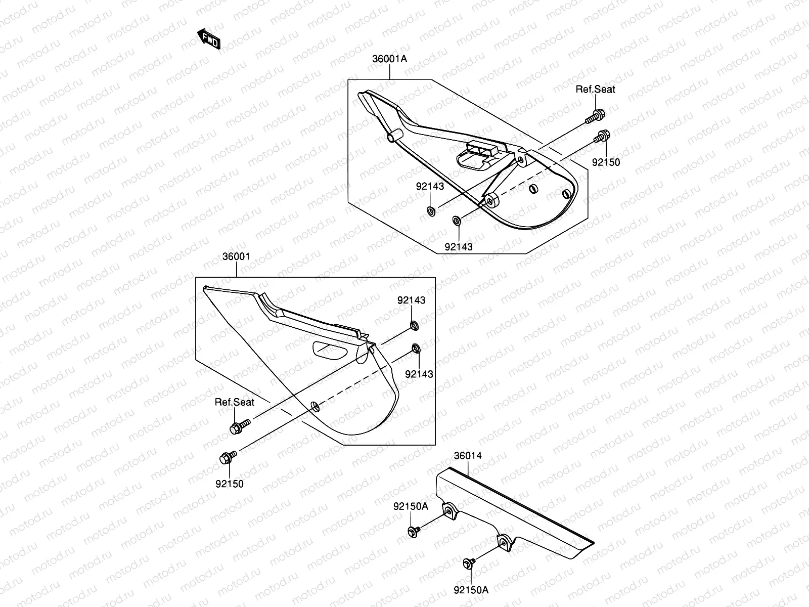 36 - SIDE COVER/CHAIN COVER