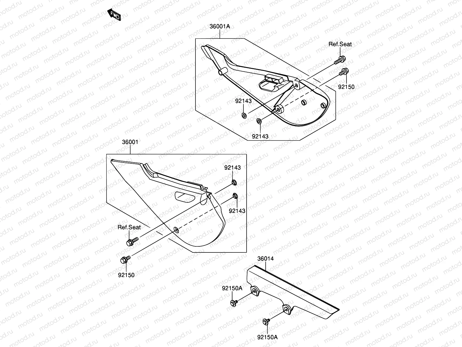 36 - SIDE COVER/CHAIN COVER