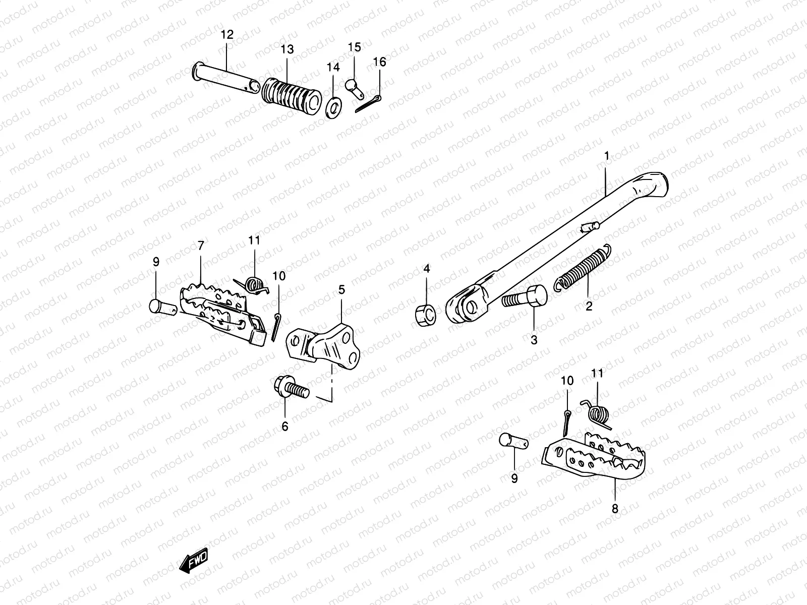 36 - STAND - FOOTREST
