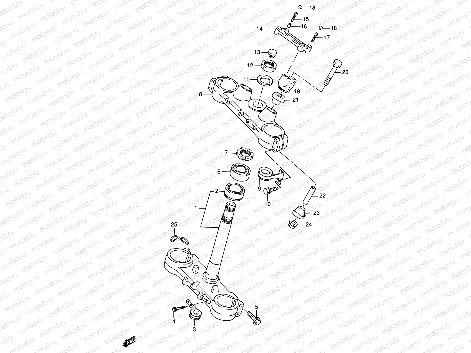 36 - STEERING STEM