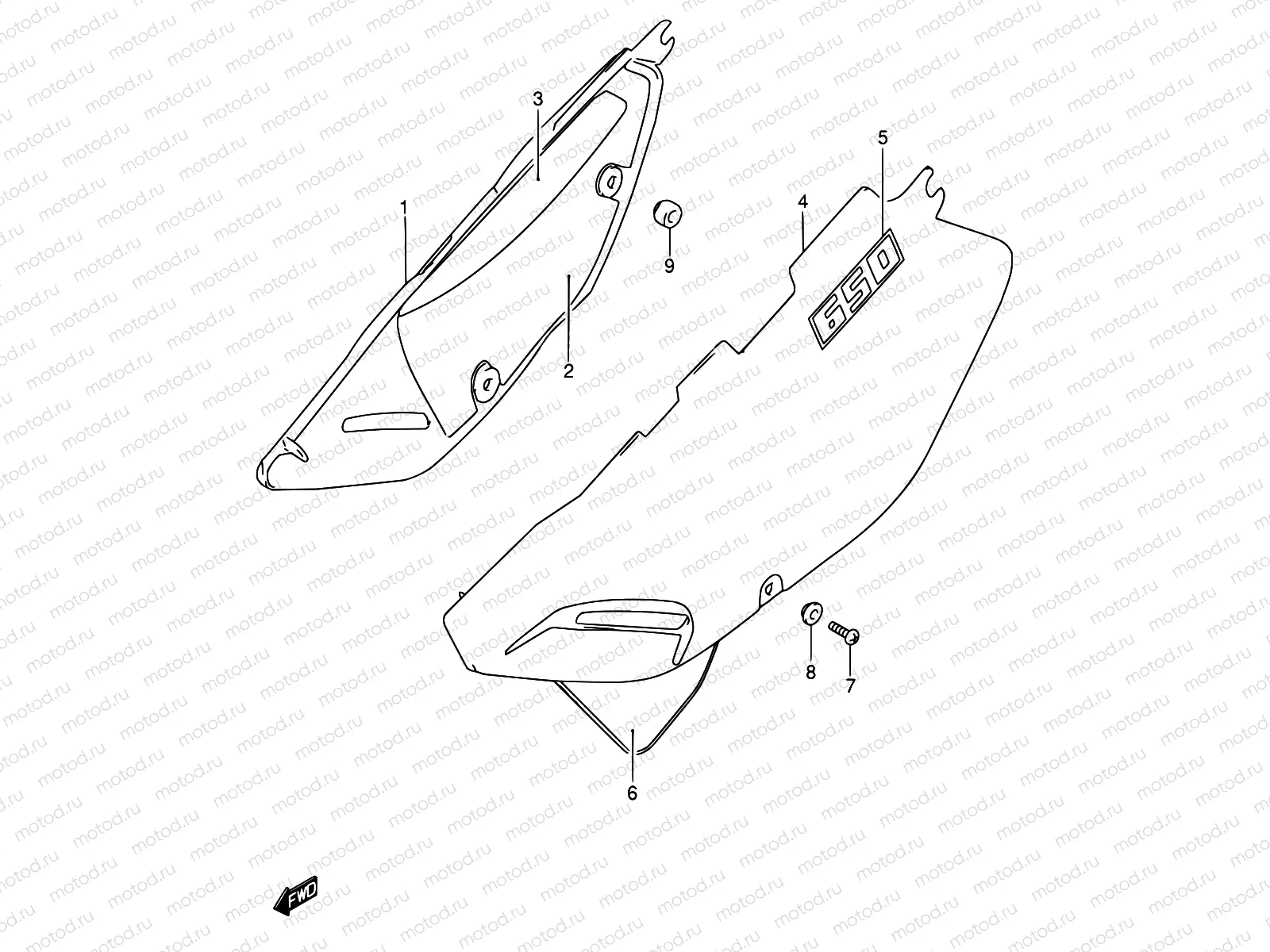 36A - FRAME COVER (MODEL K2)