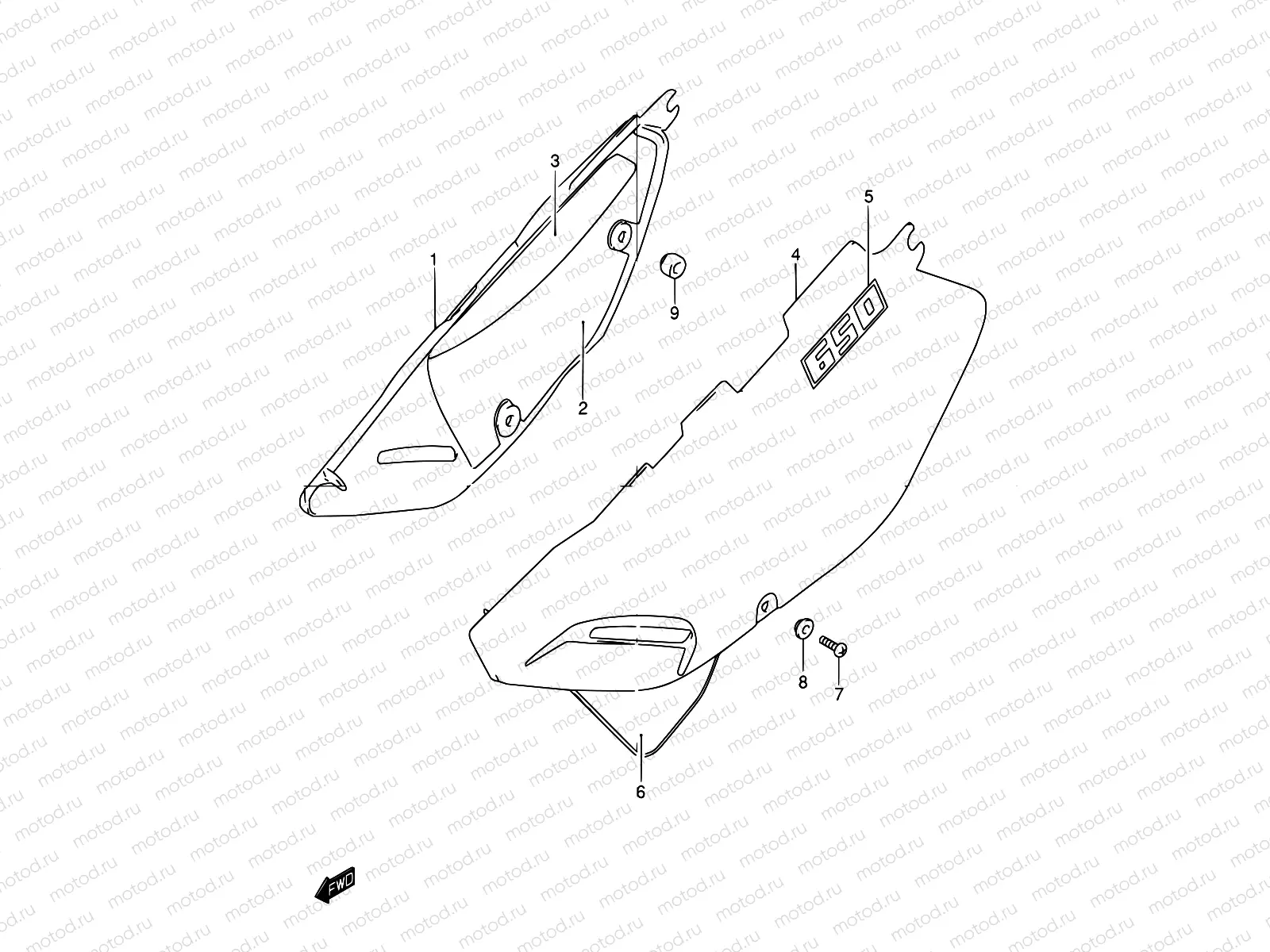36A - FRAME COVER (MODEL K2)