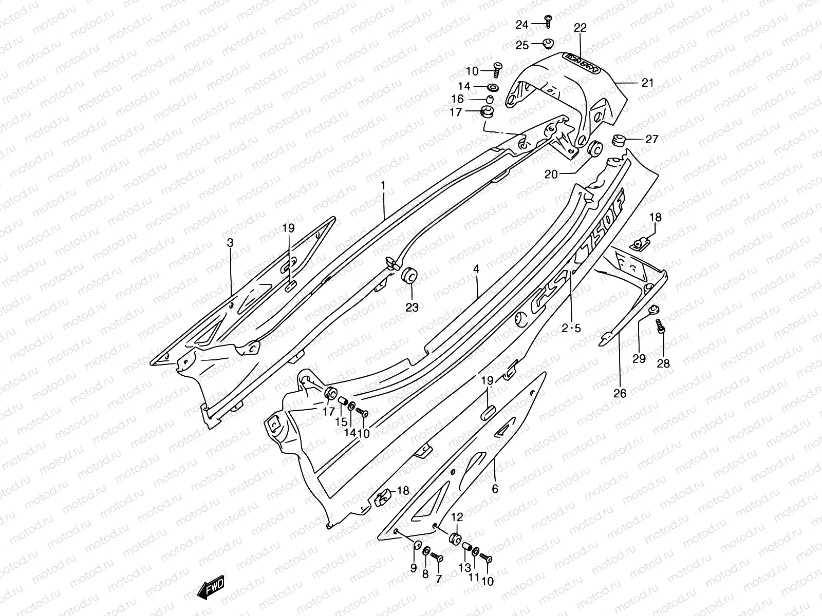 36A - FRAME COVER (MODEL M)
