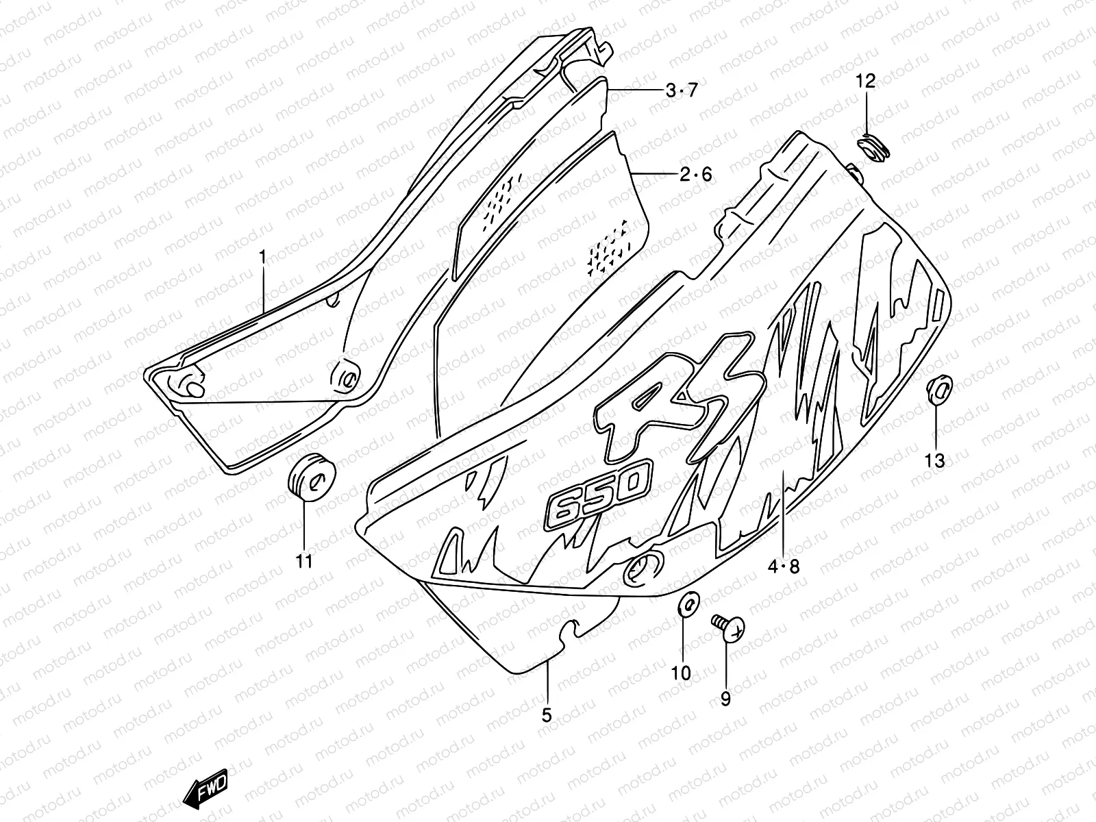36A - FRAME COVER (MODEL N)