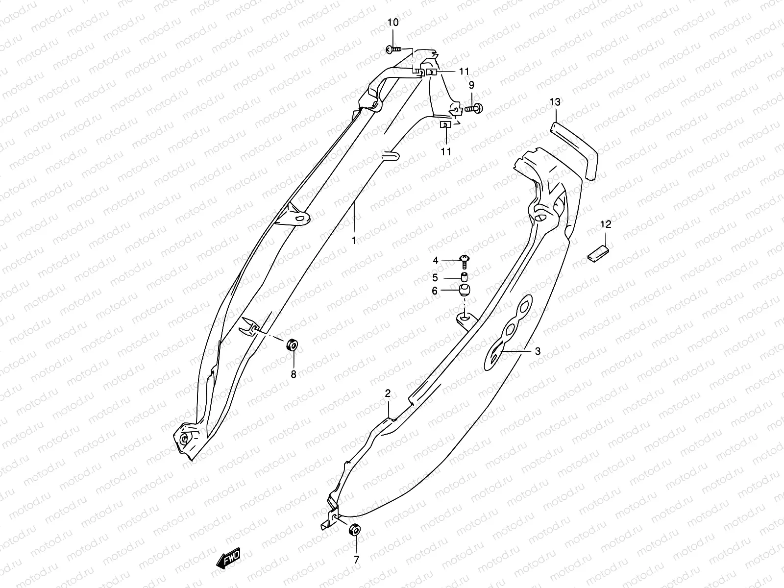 36A - FRAME COVER (MODEL X)