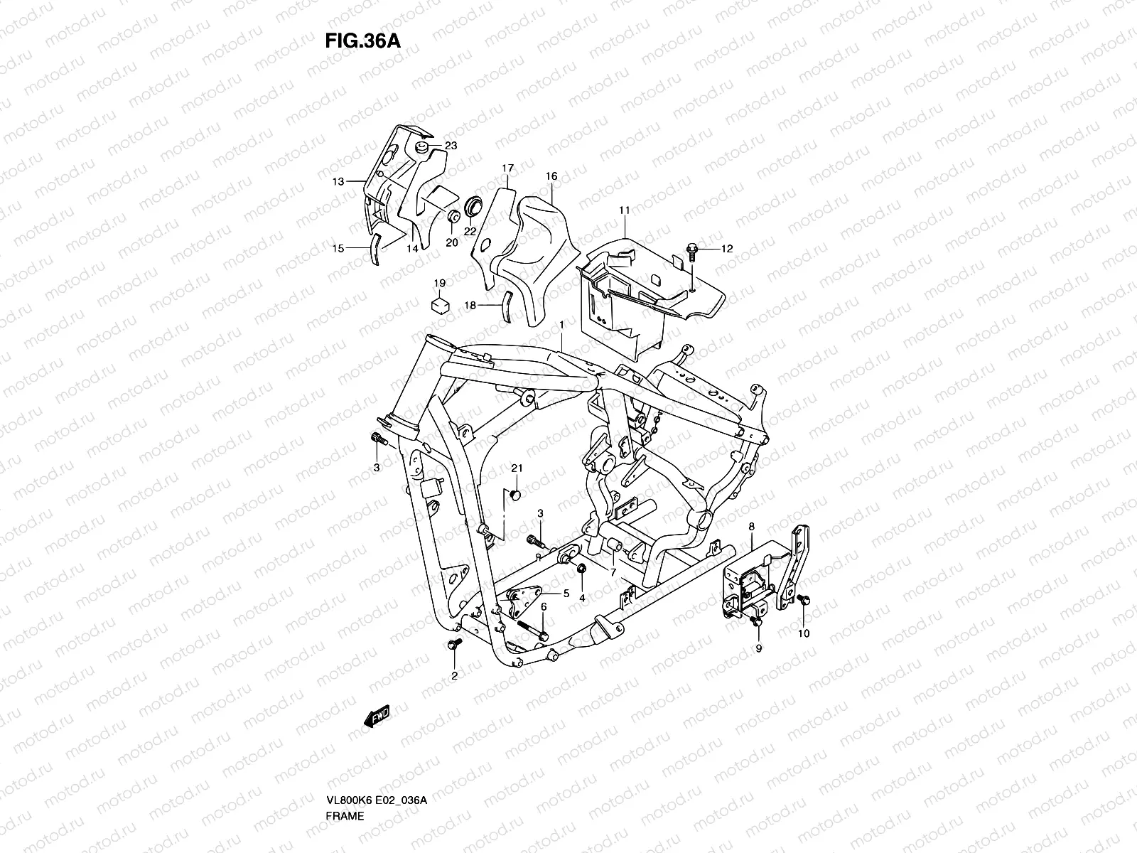 36A - FRAME (MODEL K9/L0)
