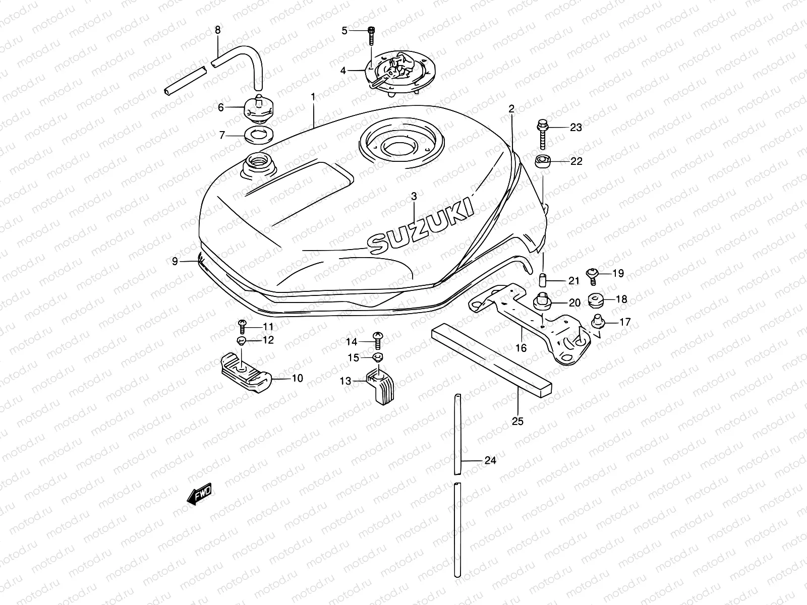 36A - FUEL TANK (MODEL S)