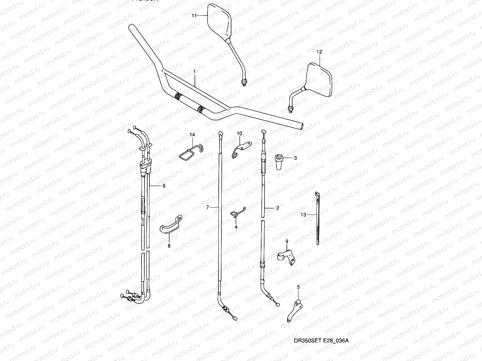 36A - HANDLEBAR (MODEL N/P)
