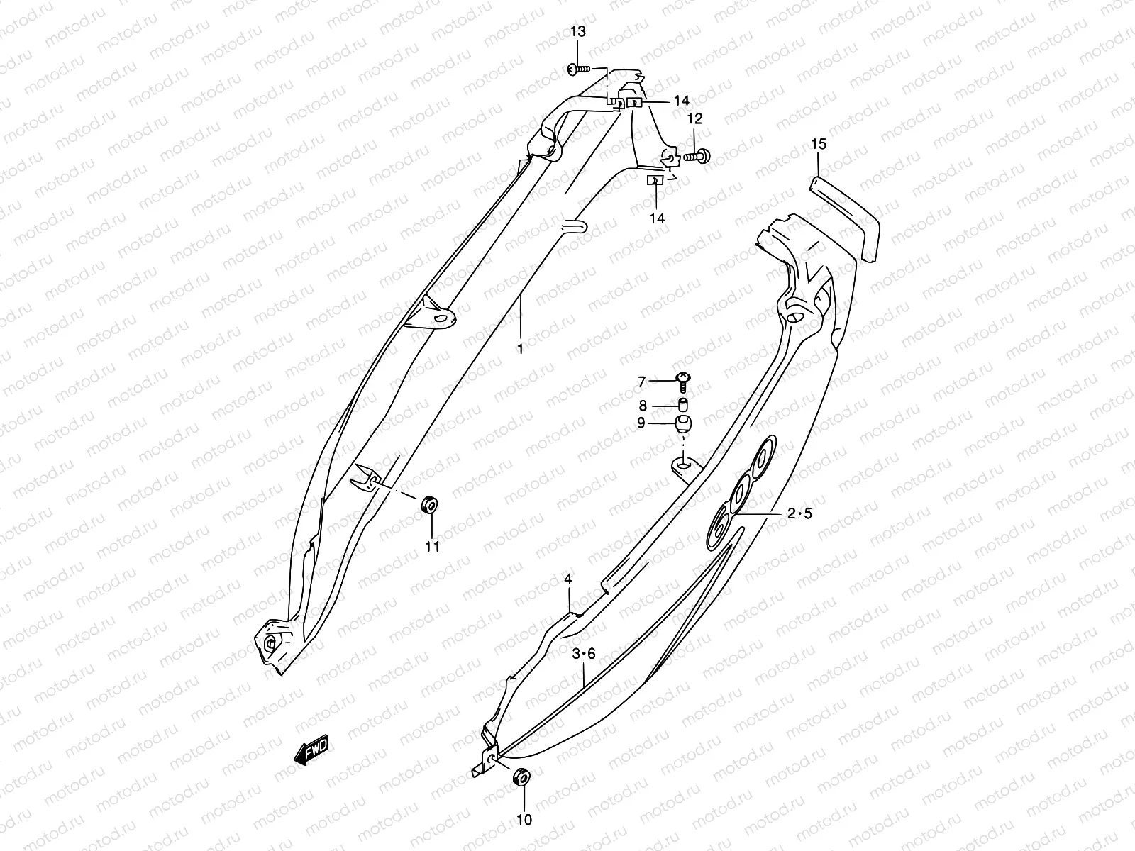 36B - FRAME COVER (MODEL Y)