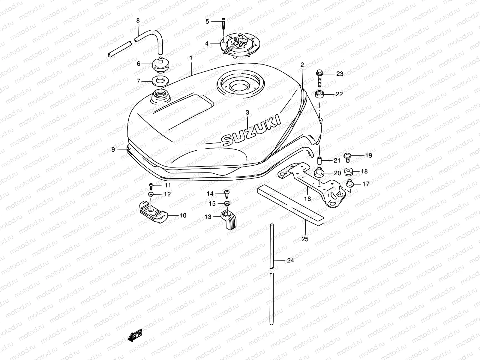 36B - FUEL TANK (MODEL S)