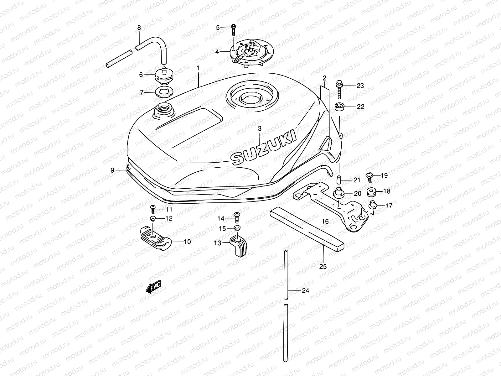 36B - FUEL TANK (MODEL T)