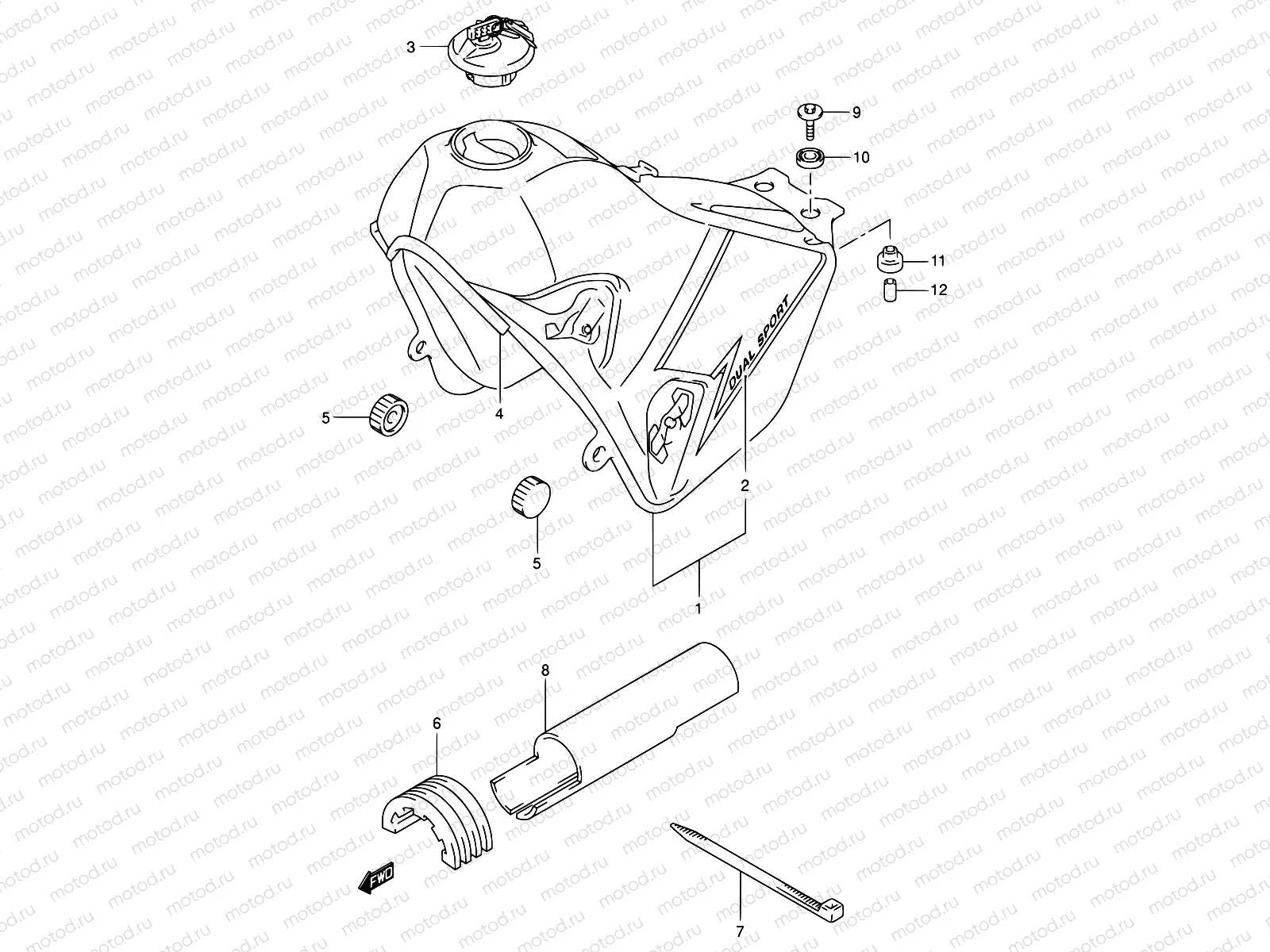 36C - FUEL TANK (MODEL K3)