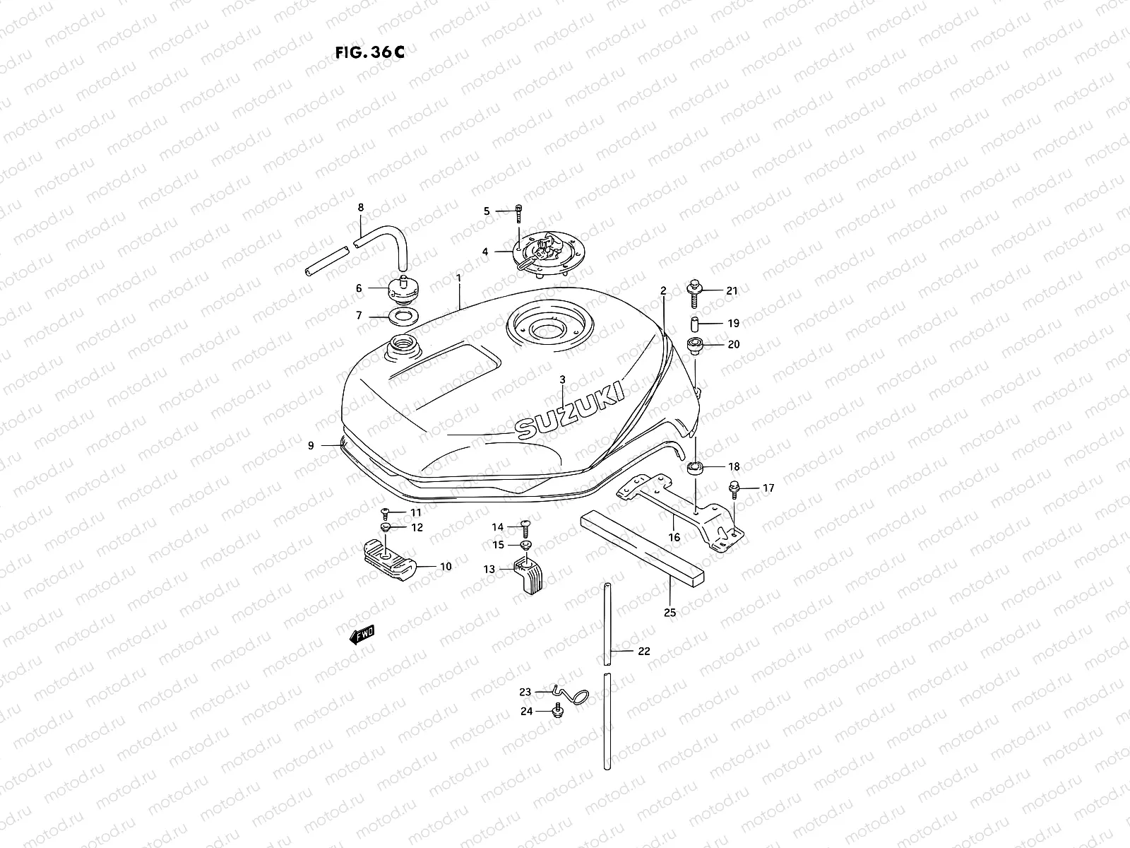 36C - FUEL TANK (MODEL S)
