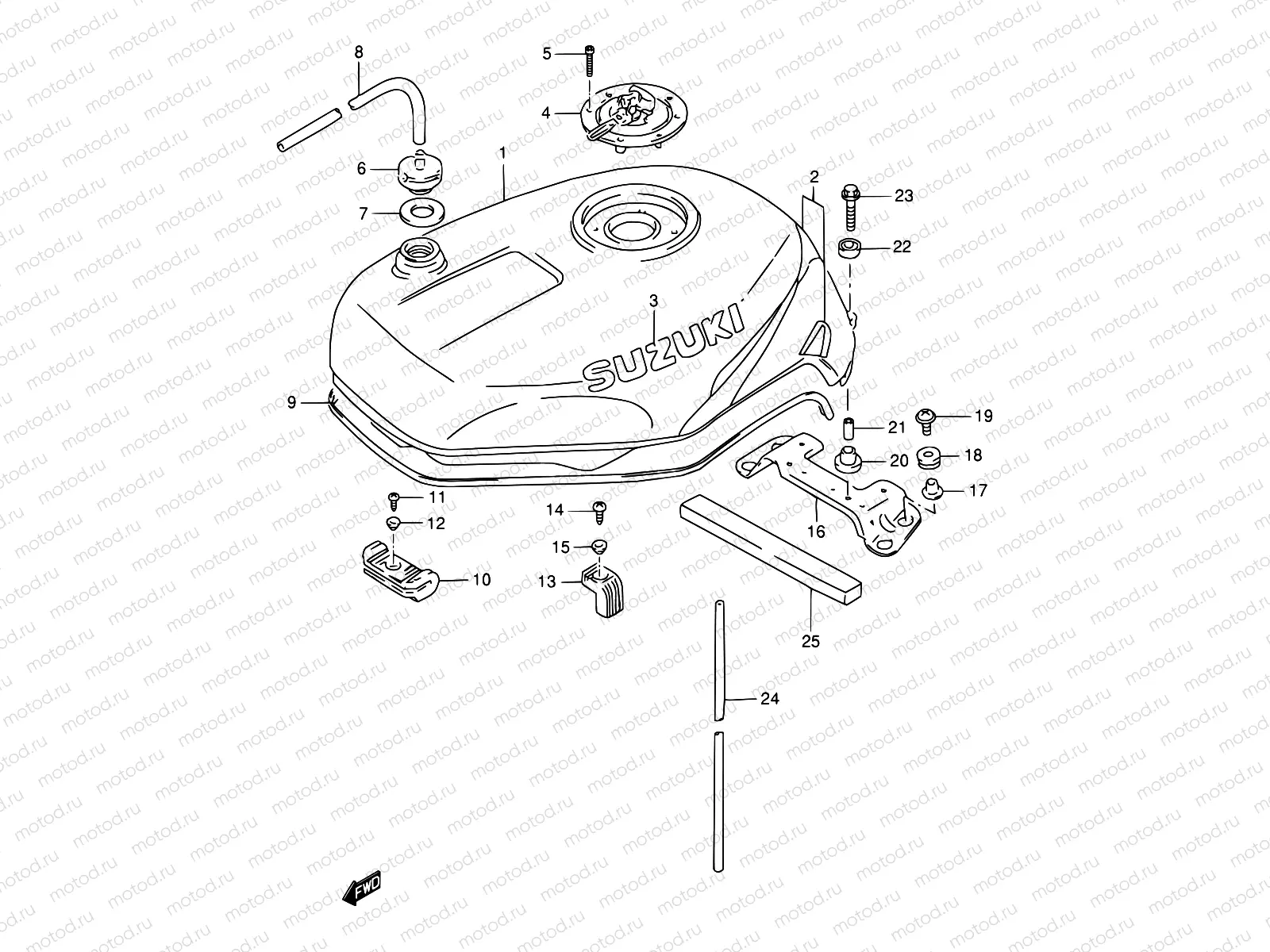 36C - FUEL TANK (MODEL T)