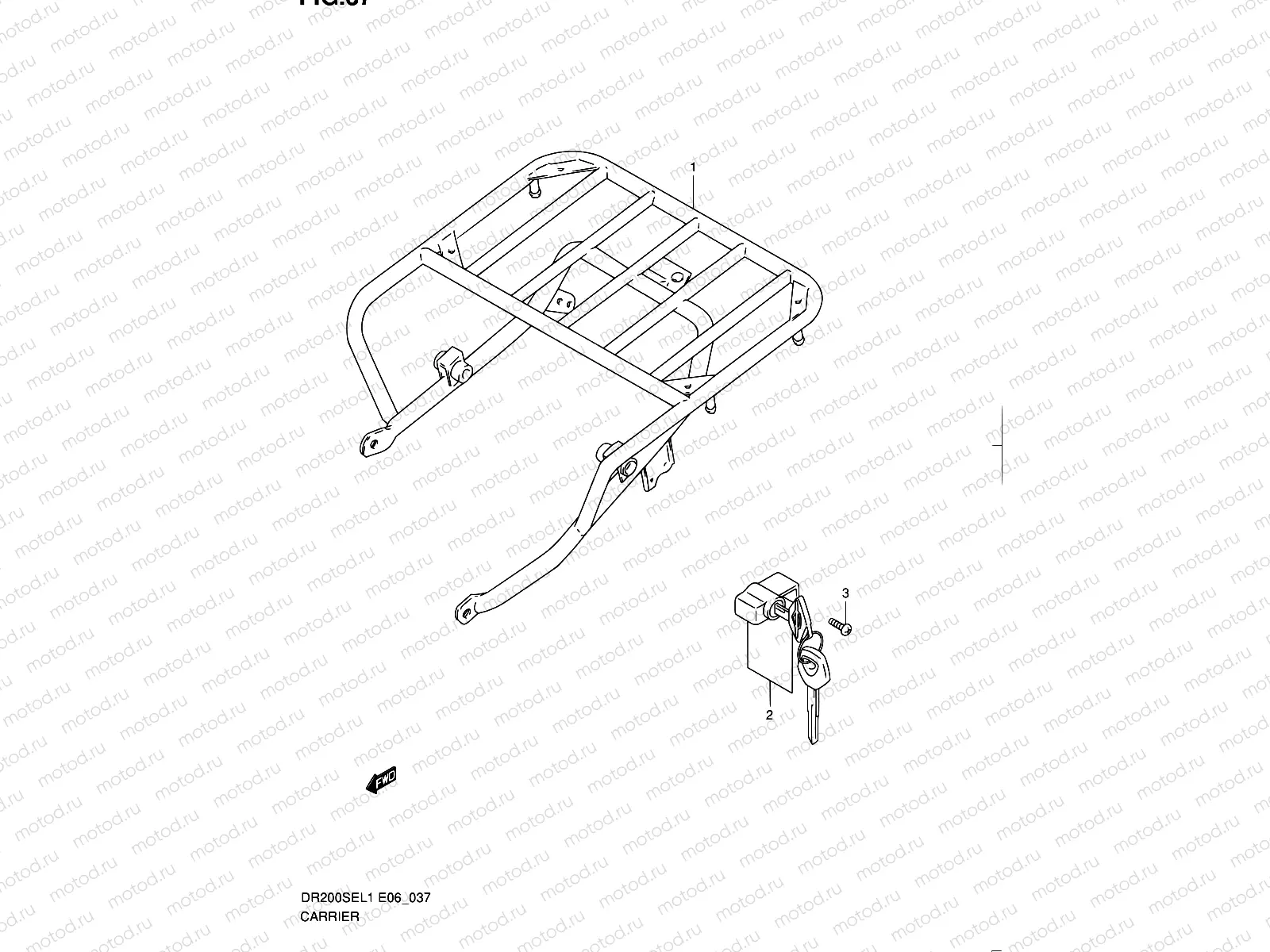 37 - CARRIER (DR200SEL1 E06)
