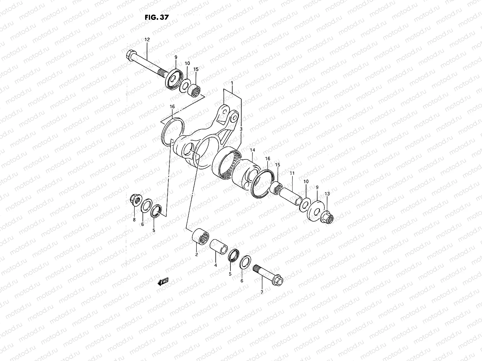 37 - CUSHION LEVER (MODEL H/J/K)