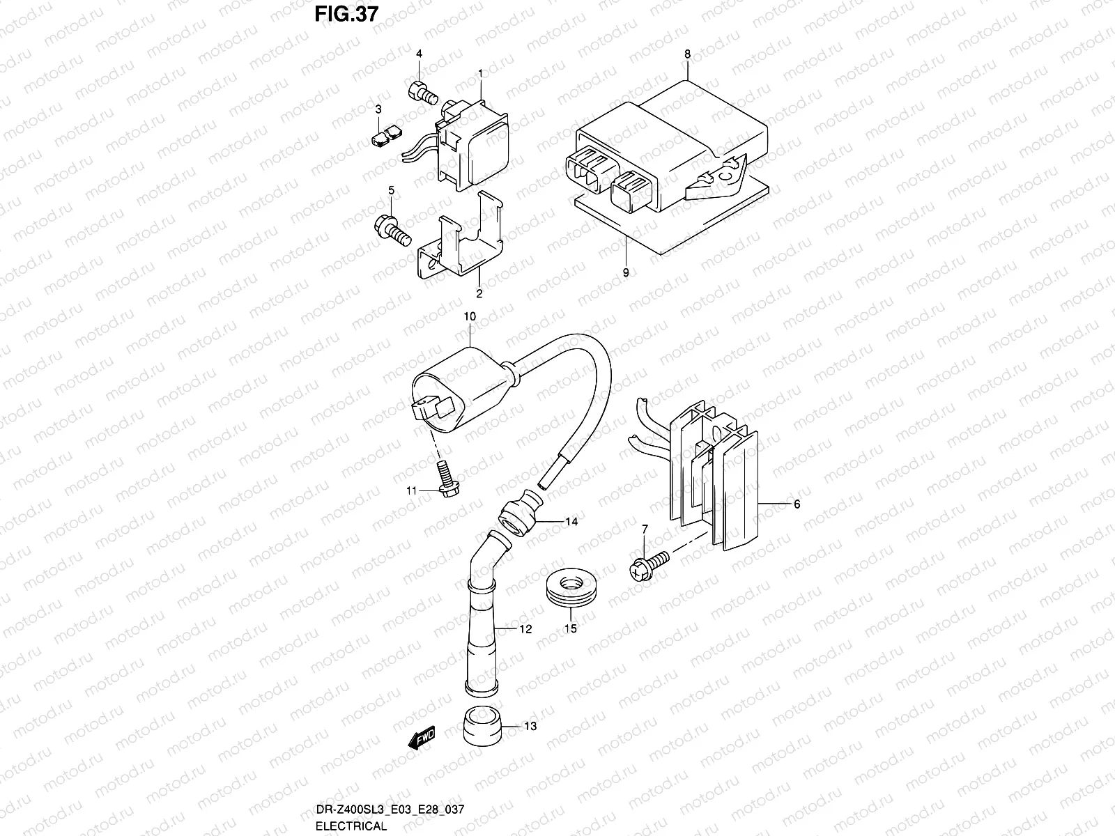 37 - ELECTRICAL (DR-Z400SL3 E03)
