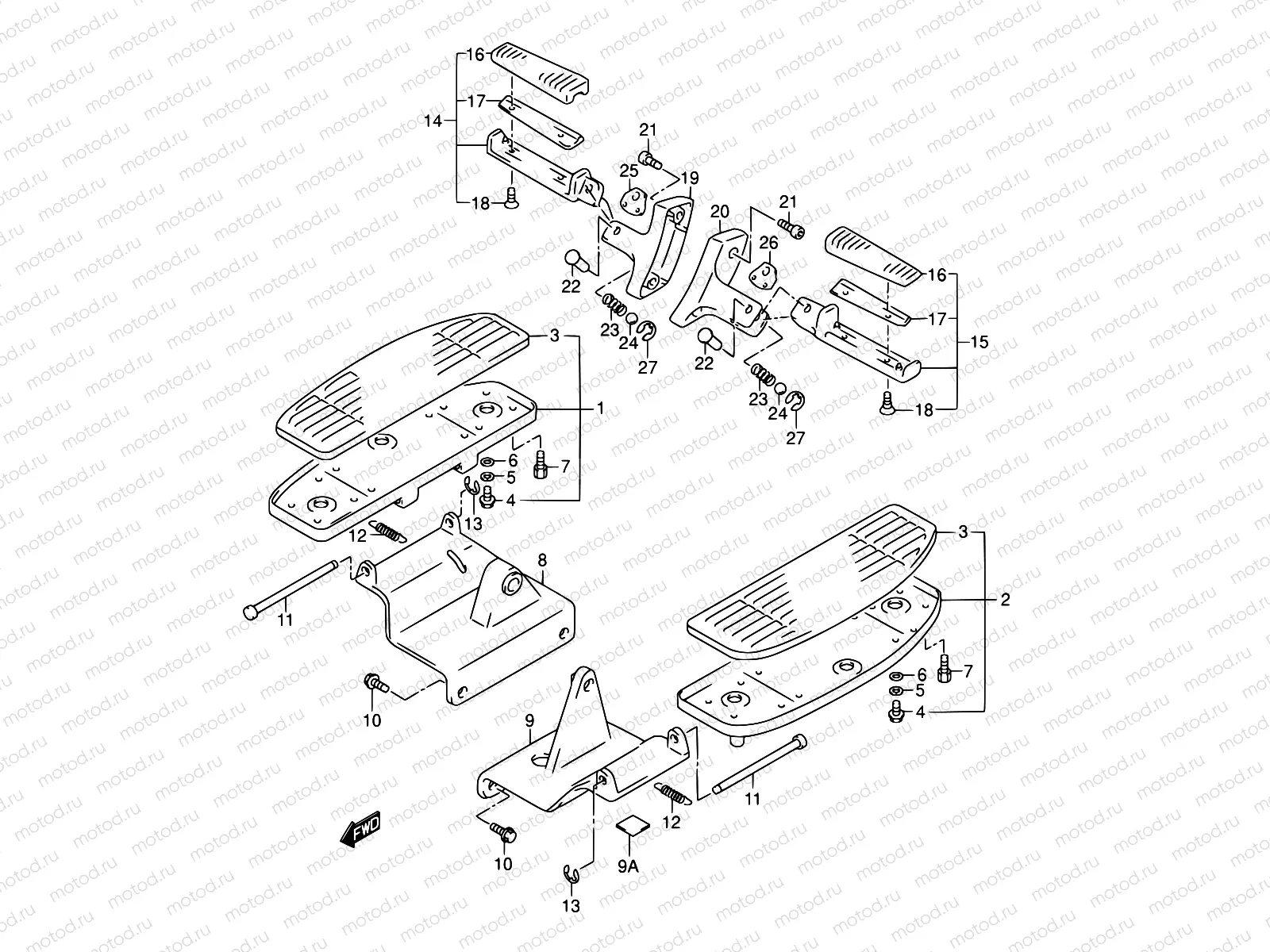 37 - FOOTREST