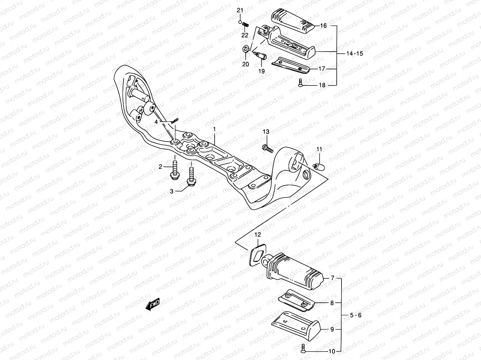 37 - FOOTREST