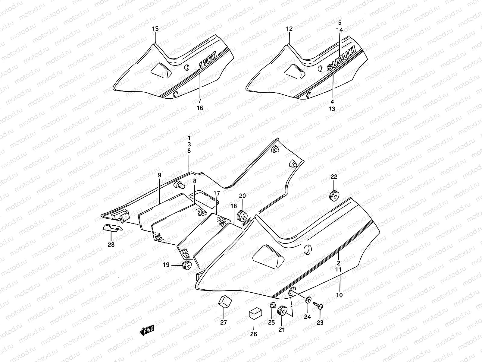 37 - FRAME COVER (MODEL J/K/L)