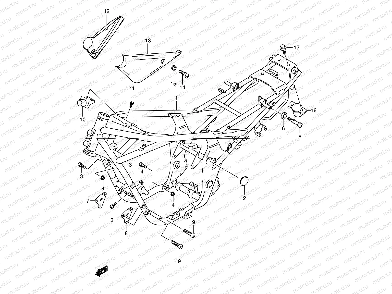 37 - FRAME (MODEL Y/K1)