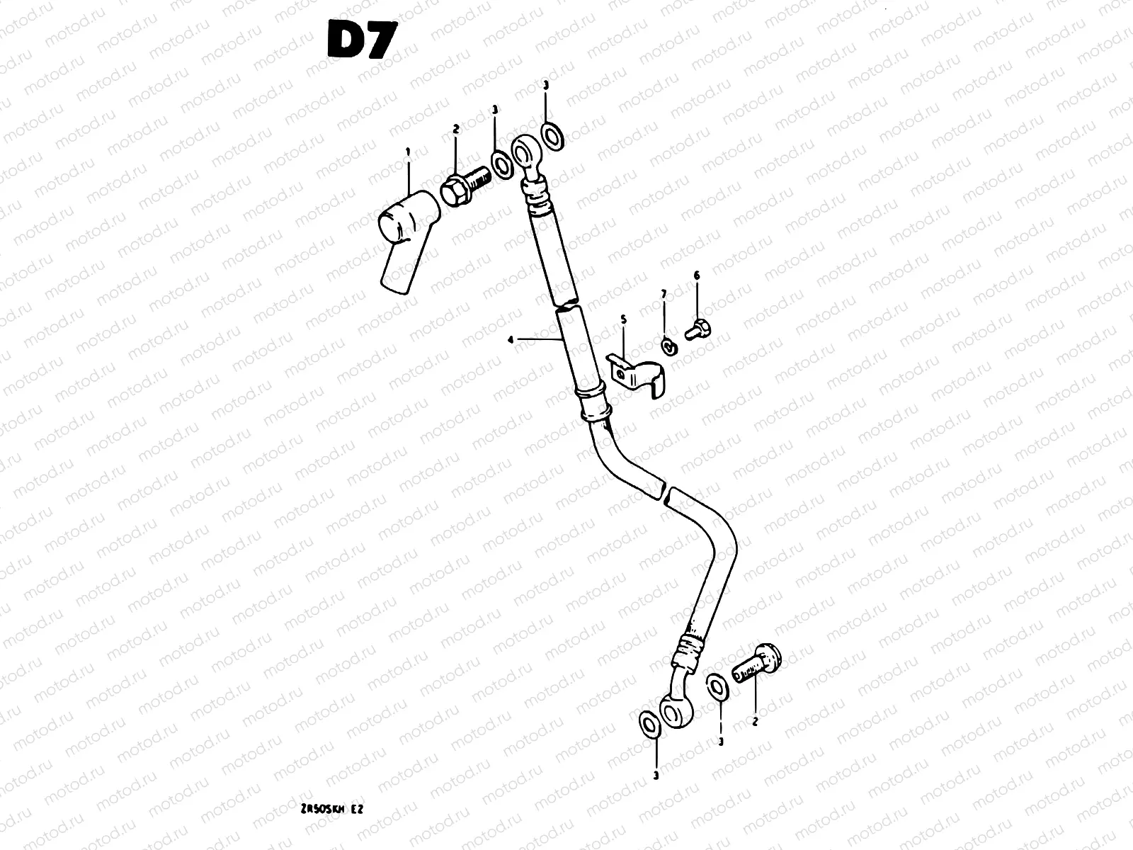 37 - FRONT BRAKE HOSE