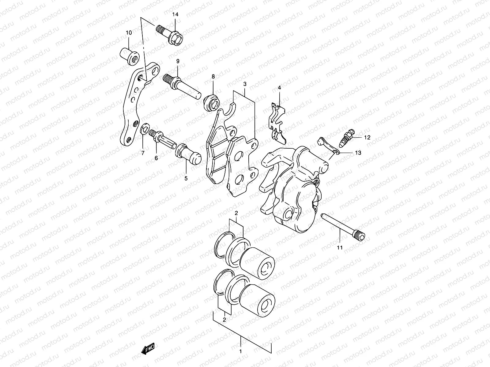 37 - FRONT CALIPER (P09)
