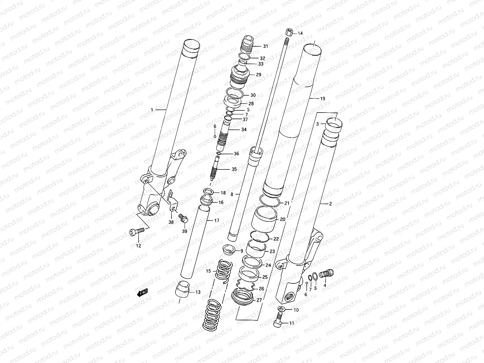 37 - FRONT DAMPER