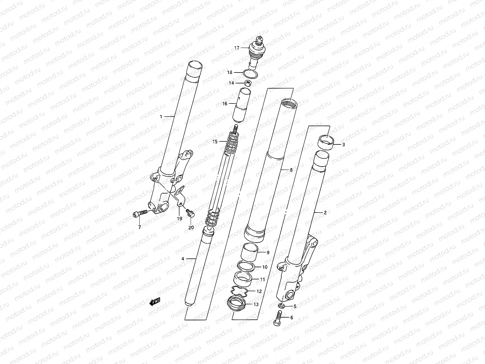 37 - FRONT DAMPER