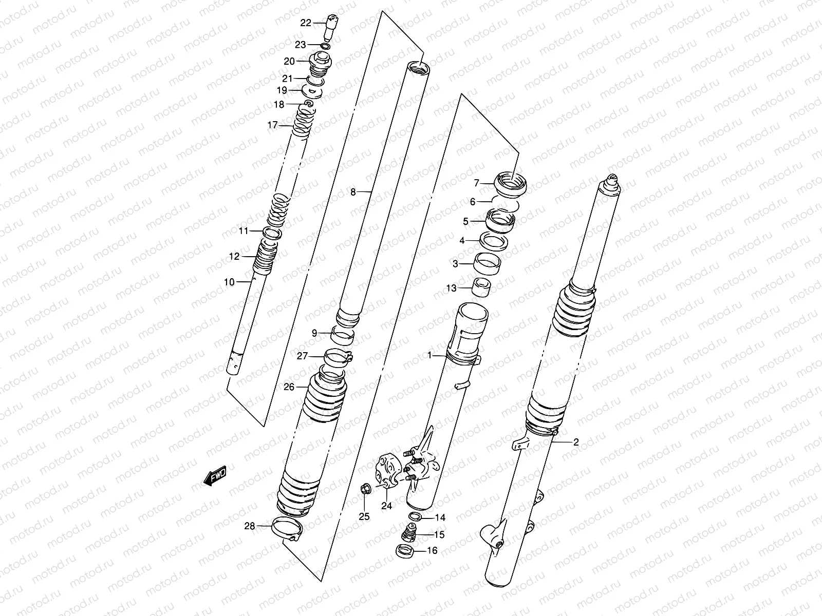 37 - FRONT DAMPER (MODEL L/M/N/P)