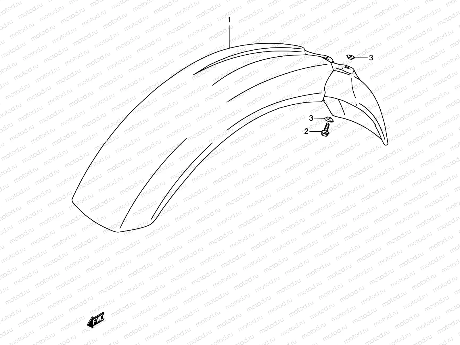 37 - FRONT FENDER
