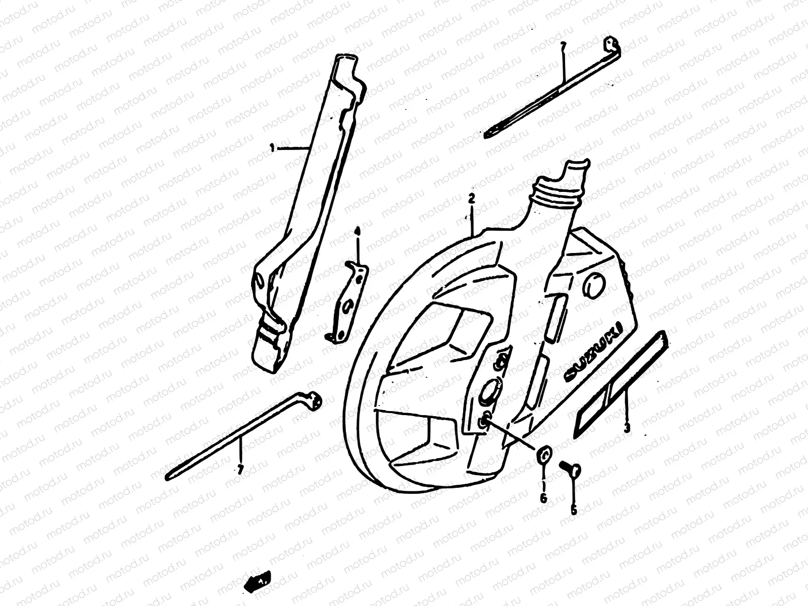 37 - FRONT FORK COVER