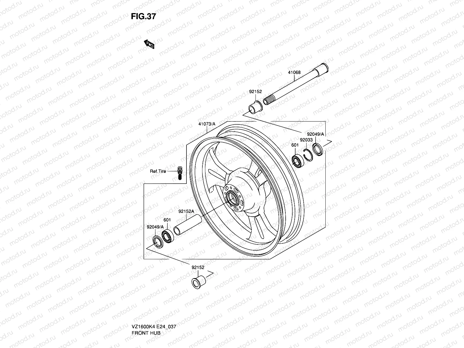 37 - FRONT HUB