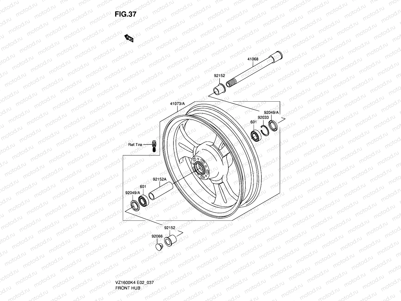 37 - FRONT HUB