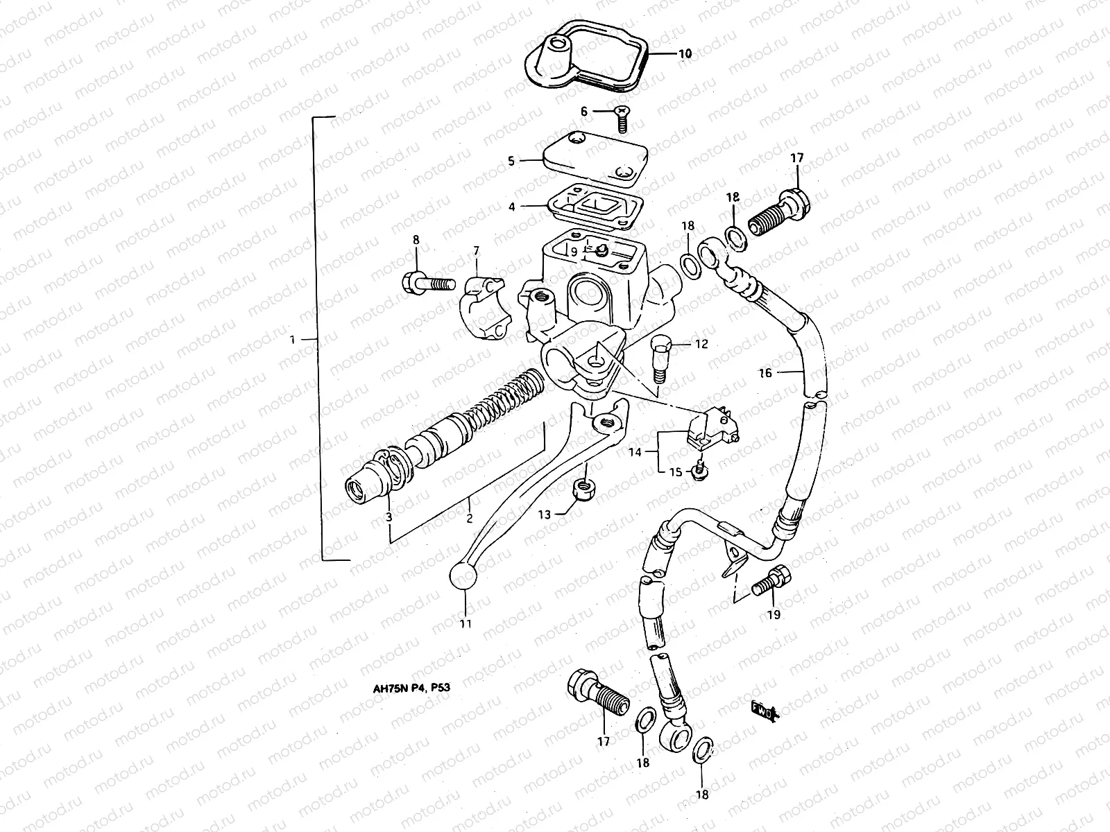 37 - FRONT MASTER CYLINDER