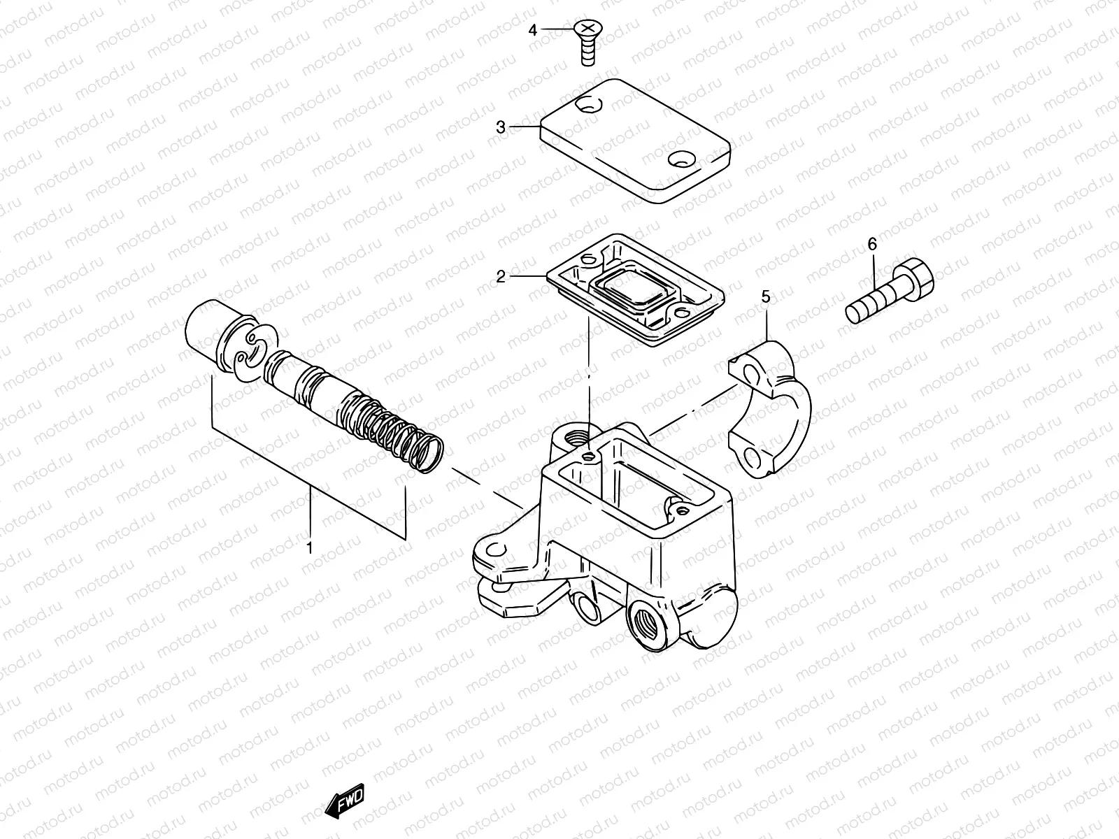 37 - FRONT MASTER CYLINDER
