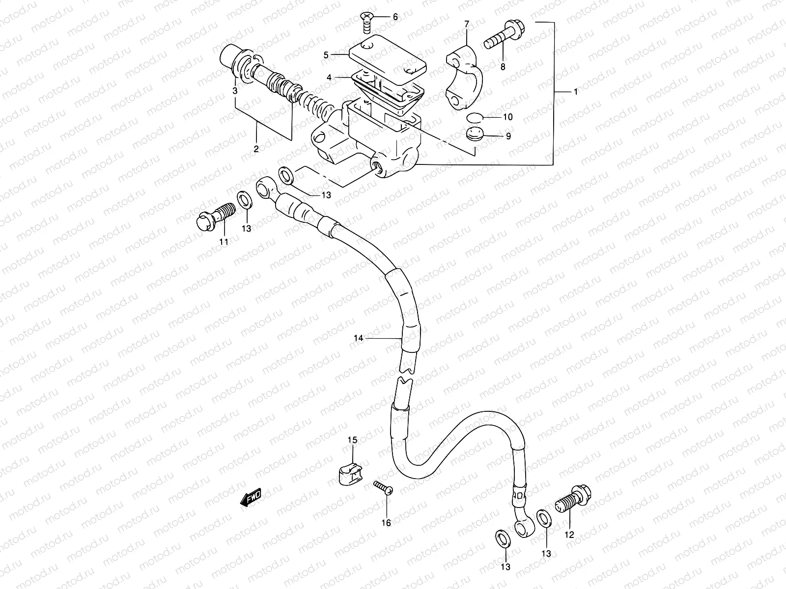 37 - FRONT MASTER CYLINDER