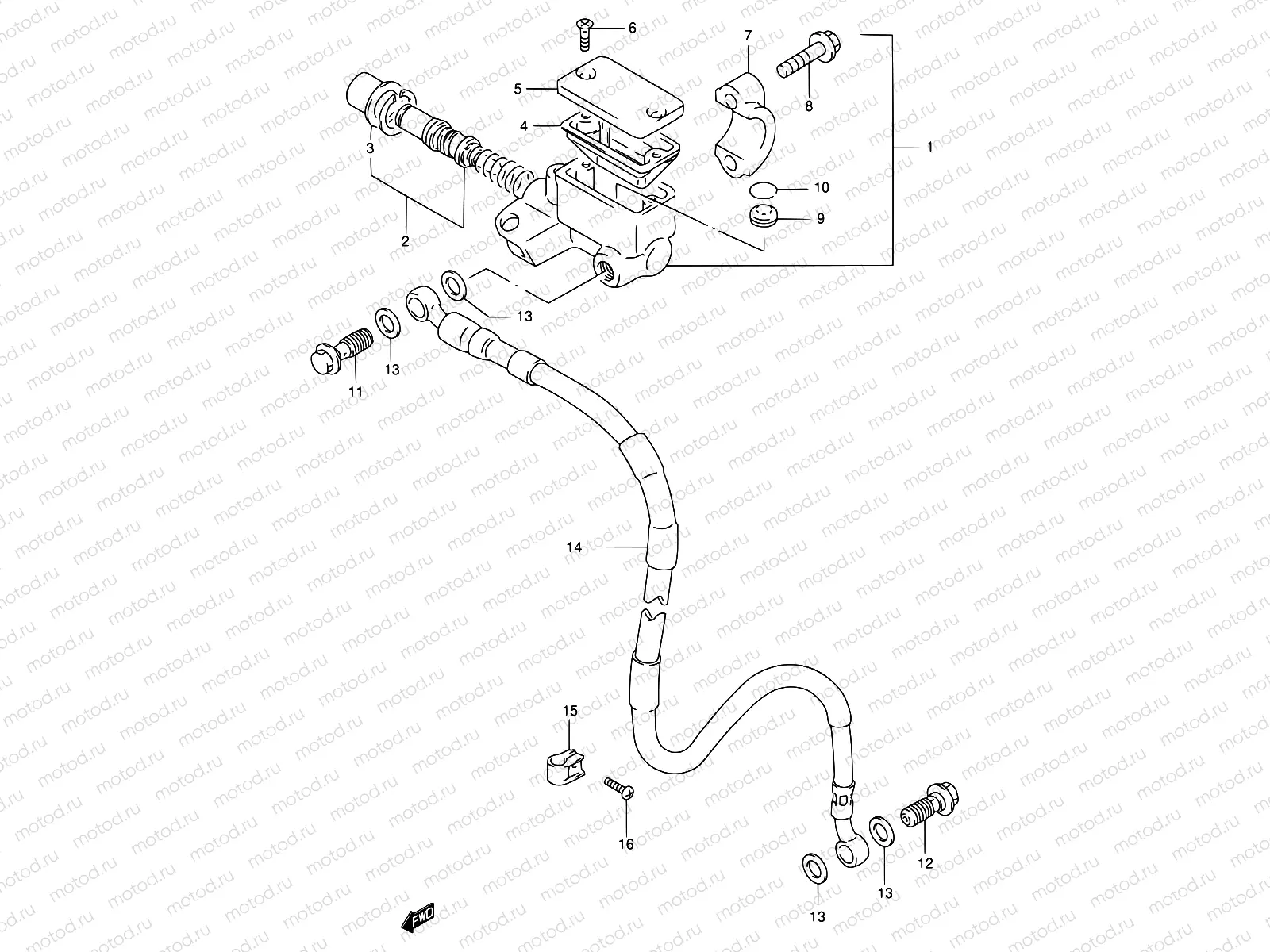 37 - FRONT MASTER CYLINDER