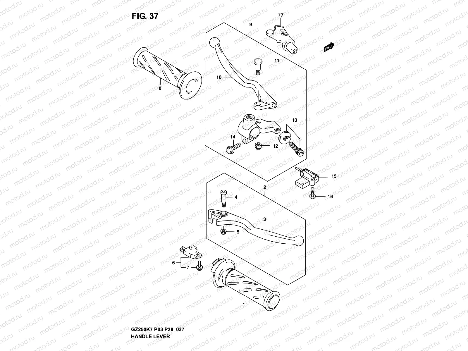 37 - HANDLE LEVER