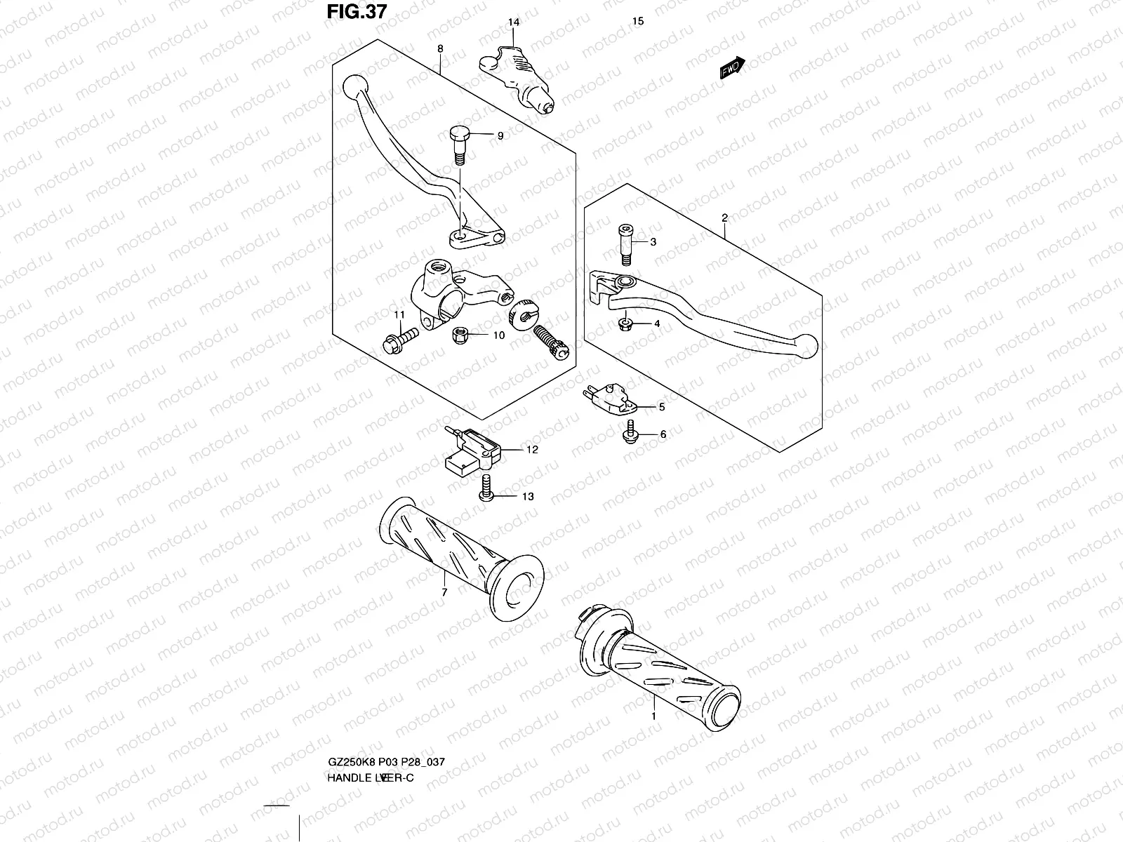 37 - HANDLE LEVER