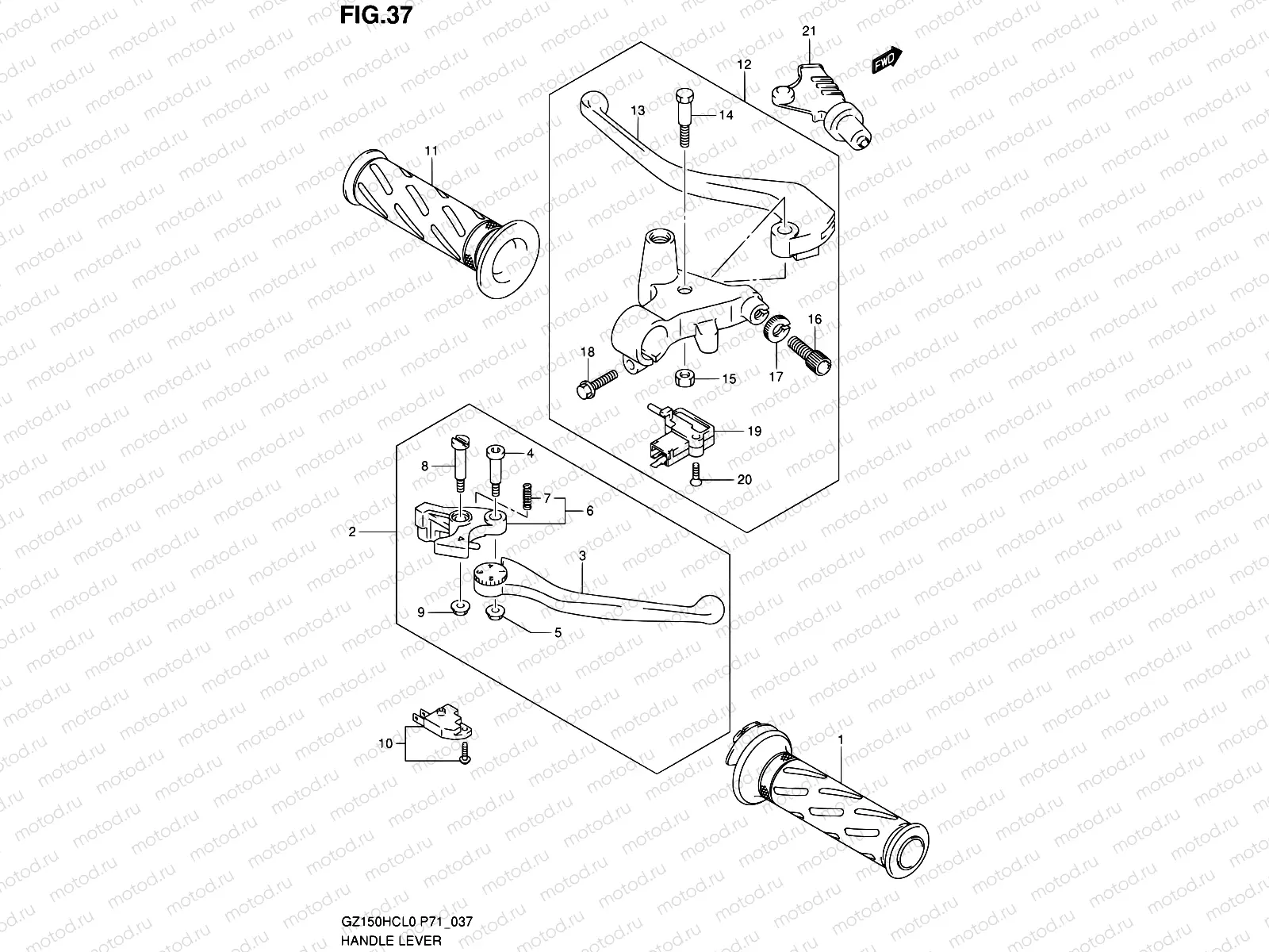 37 - HANDLE LEVER