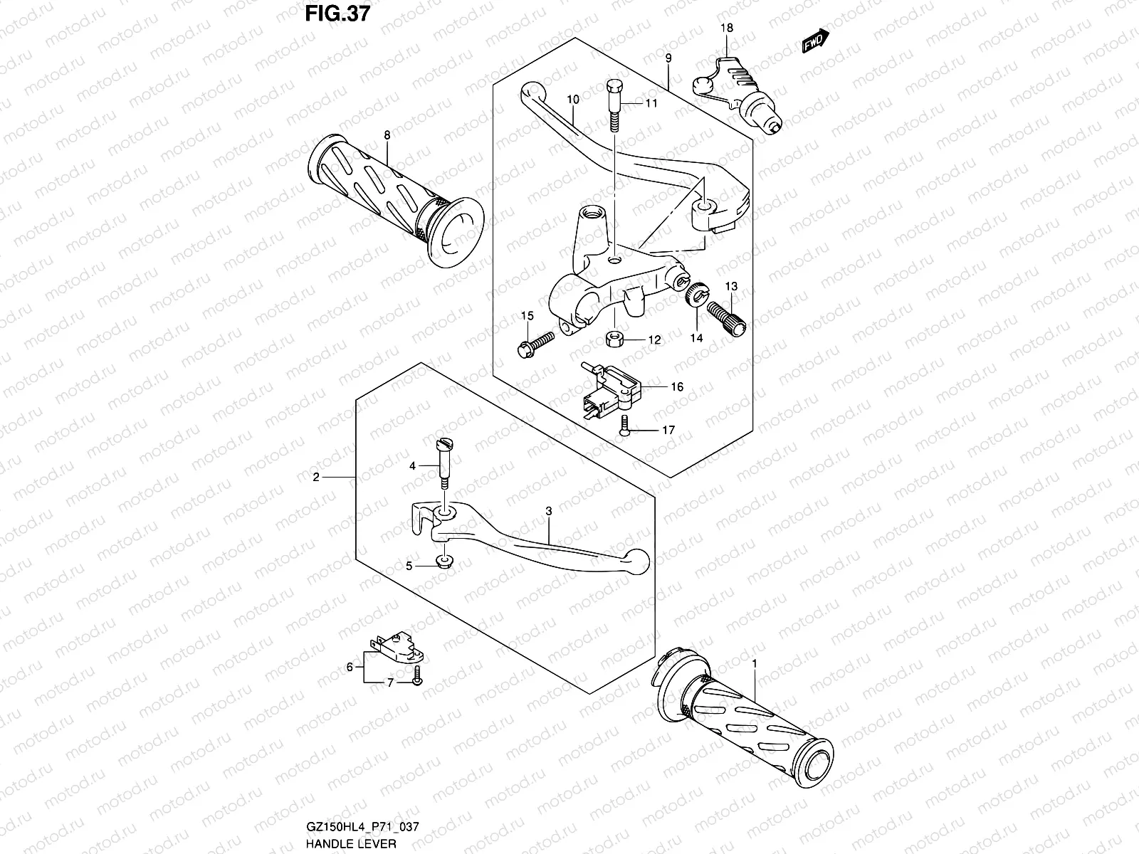 37 - HANDLE LEVER