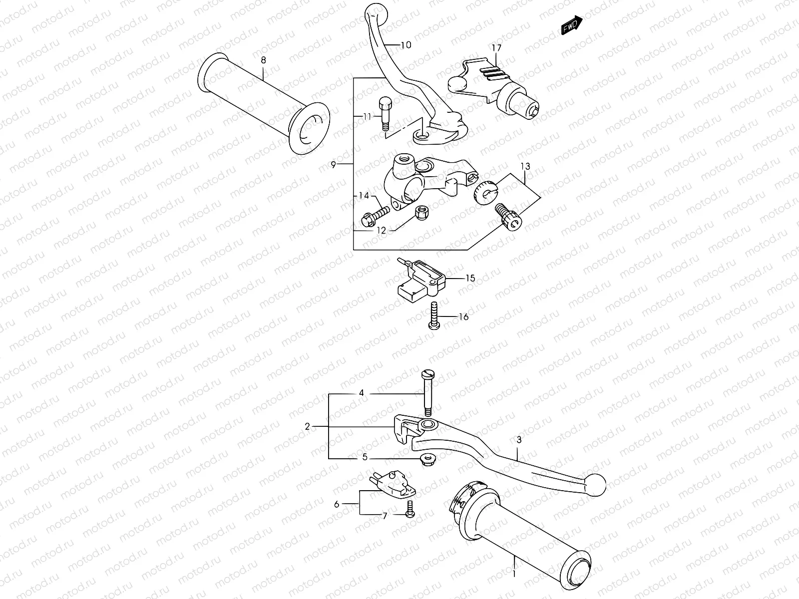 37 - HANDLE LEVER (MODEL K2)