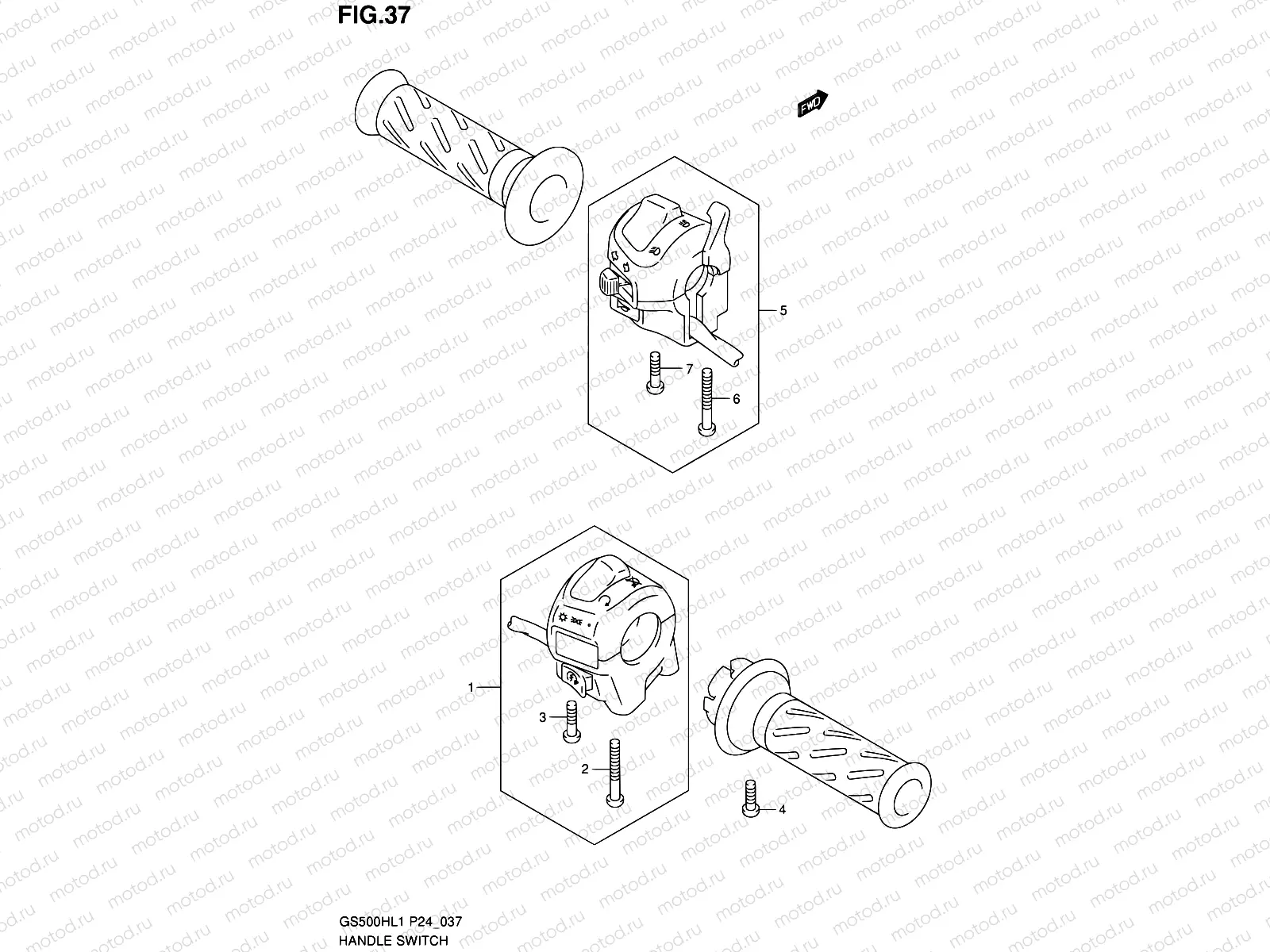 37 - HANDLE SWITCH
